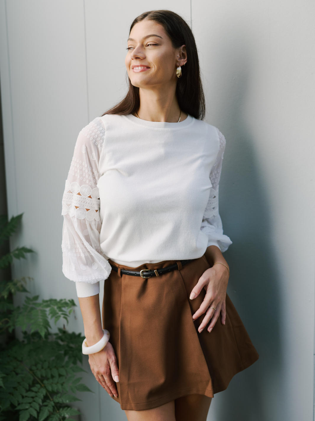 STATEMENT SLEEVE KNIT - Image 4