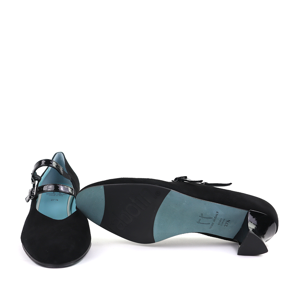 Rosette 4559FBR Black Suede - Image 5